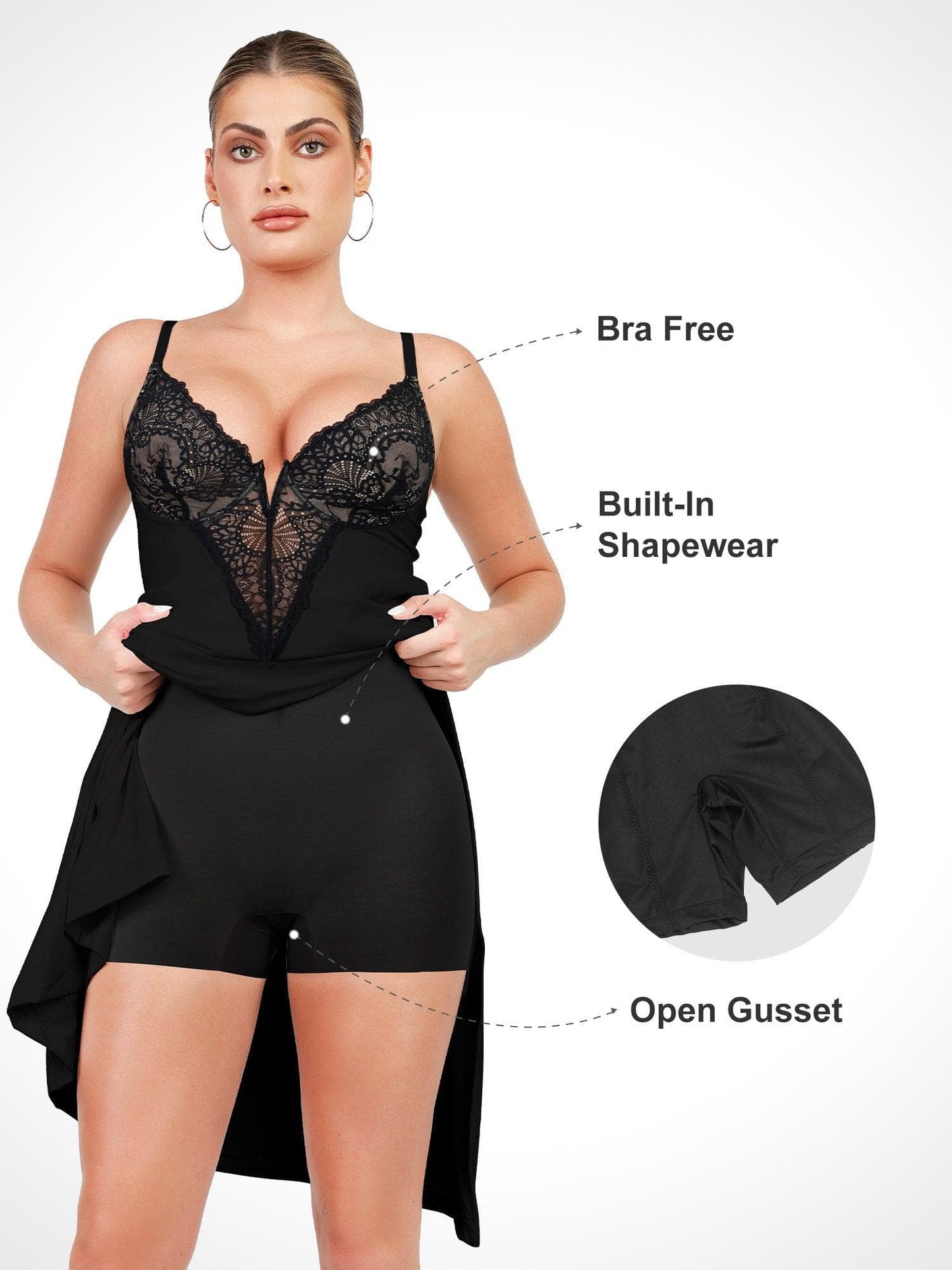 Valeria Shapewear Lace Dress